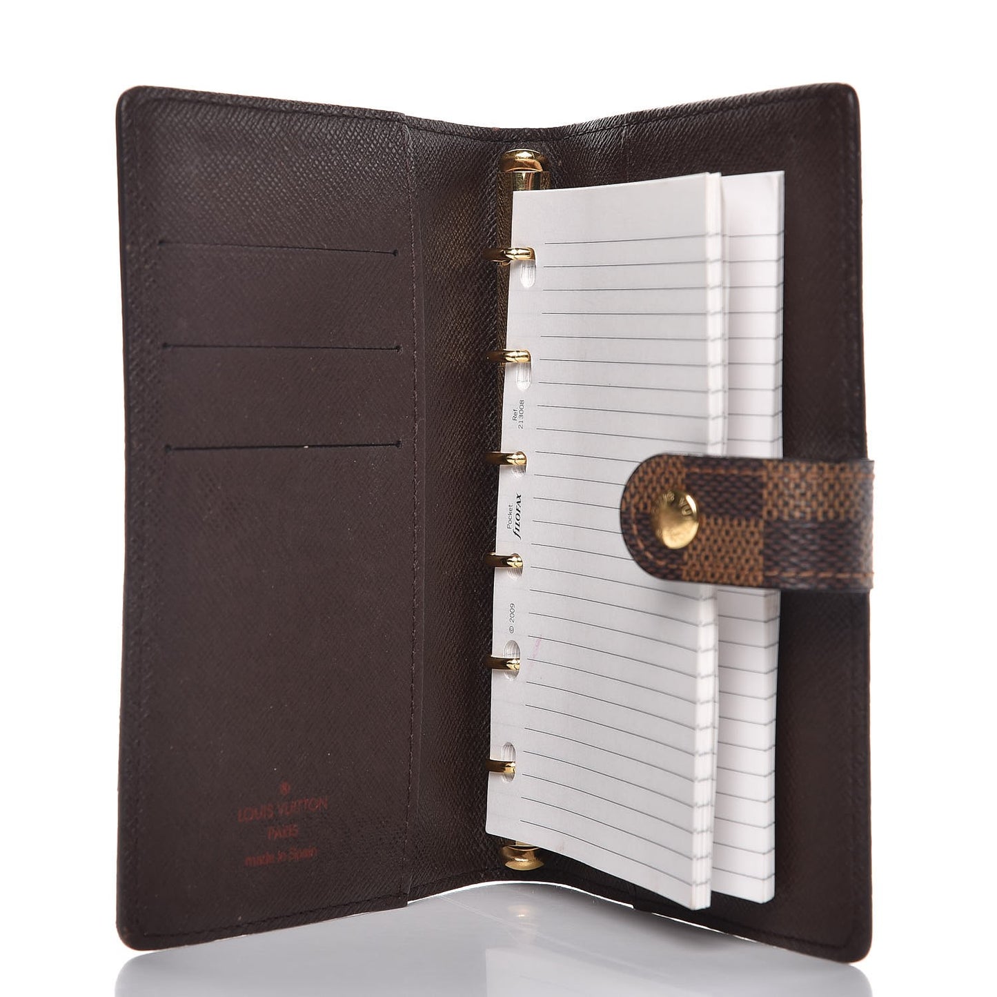 Damier Ebene Small Ring Agenda Cover