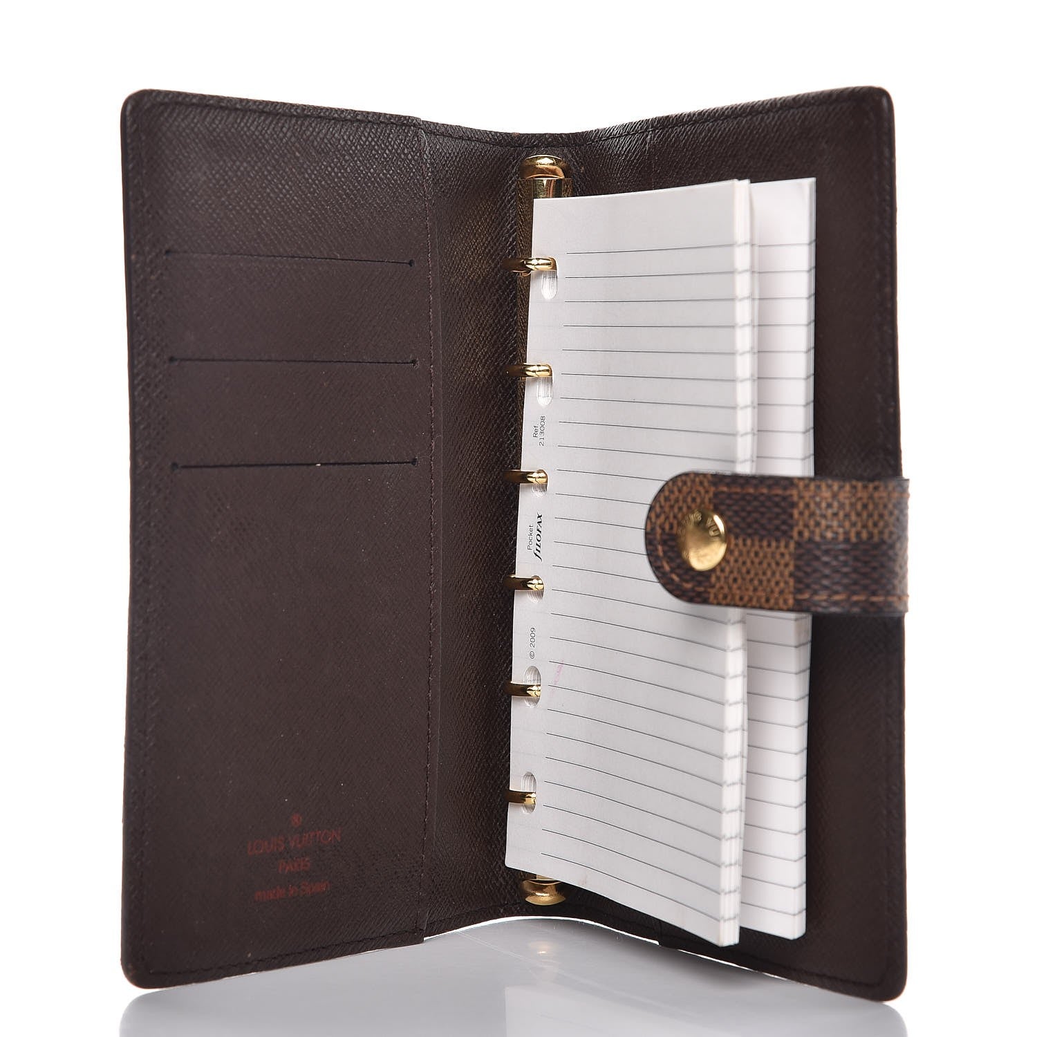 Louis Vuitton Damier Ebene Small Ring Agenda Cover 5 of 6