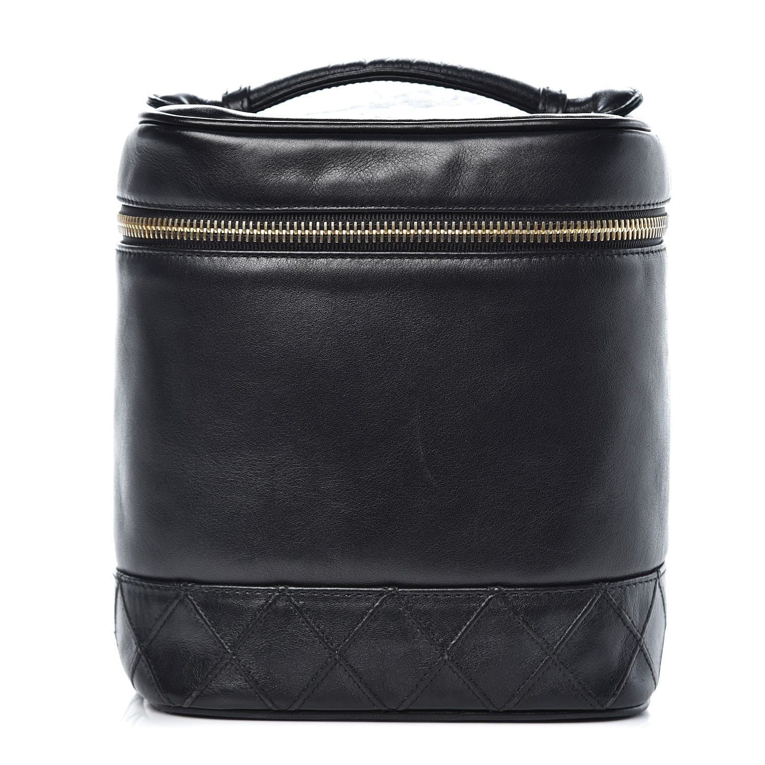 Chanel Lambskin Vanity Cosmetic Case Black 1 of 13