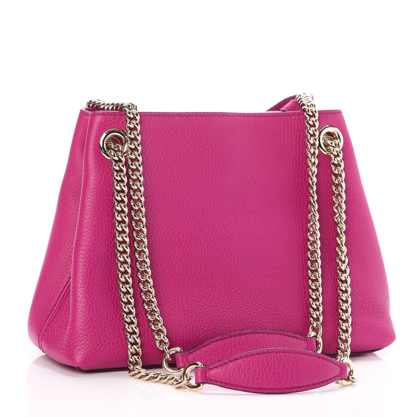 Cellarius Calfskin Small Soho Chain Shoulder Bag Bright Bouganville