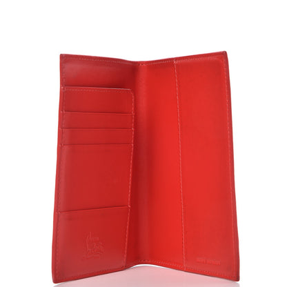 Christian Louboutin Calfskin Studded Loubipass Passport Holder Black 5 of 11