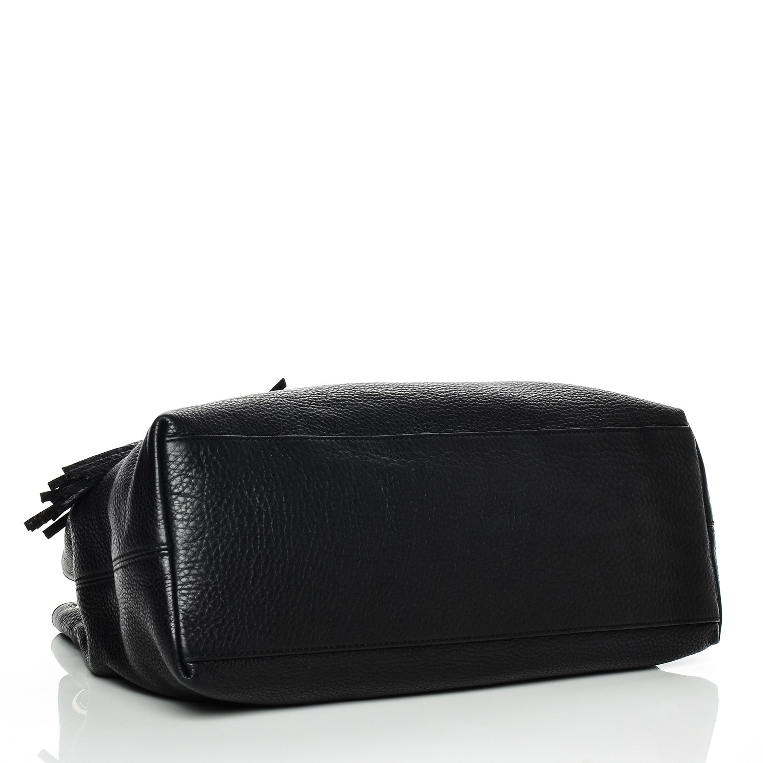 Gucci Pebbled Calfskin Medium Soho Chain Shoulder Bag Black 4 of 7