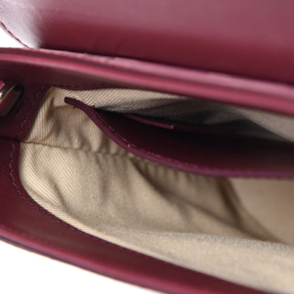 Chloe Calfskin Embossed Small Aby Lock Brown Purple 6 of 10
