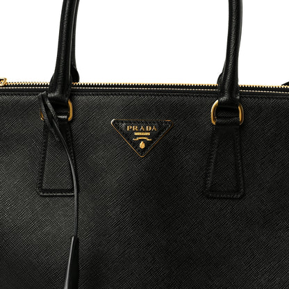 Prada Saffiano Lux Large Galleria Double Zip Tote Black 8 of 11