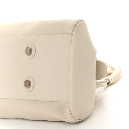 Christian Dior Calfskin My Dior Satchel White 9 of 13
