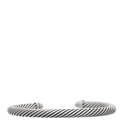 David Yurman Sterling Silver Diamond 5mm Cable Classics Dome Bracelet 3 of 4