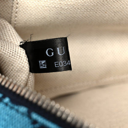 Gucci Monogram Multicolor Matelasse Diagonal Small GG Marmont Chain Shoulder Bag Pink Blue Green Red Light Blue 8 of 12