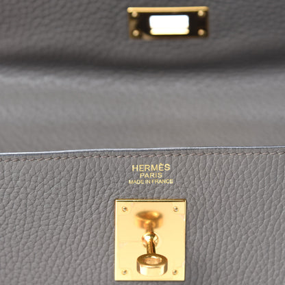 Hermes Togo Kelly Retourne 32 Etain 12 of 14