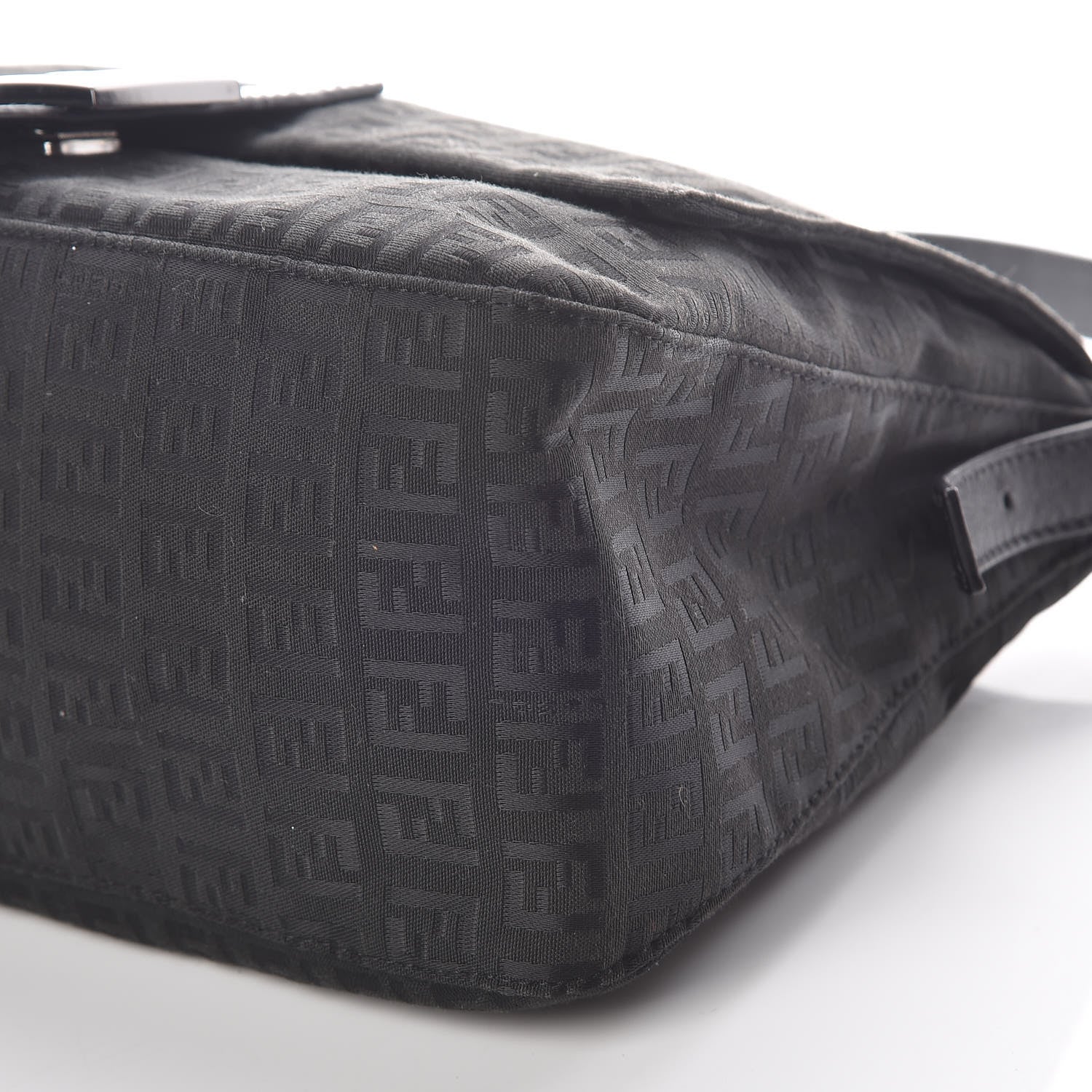 Fendi Zucchino Mama Baguette Black 6 of 9