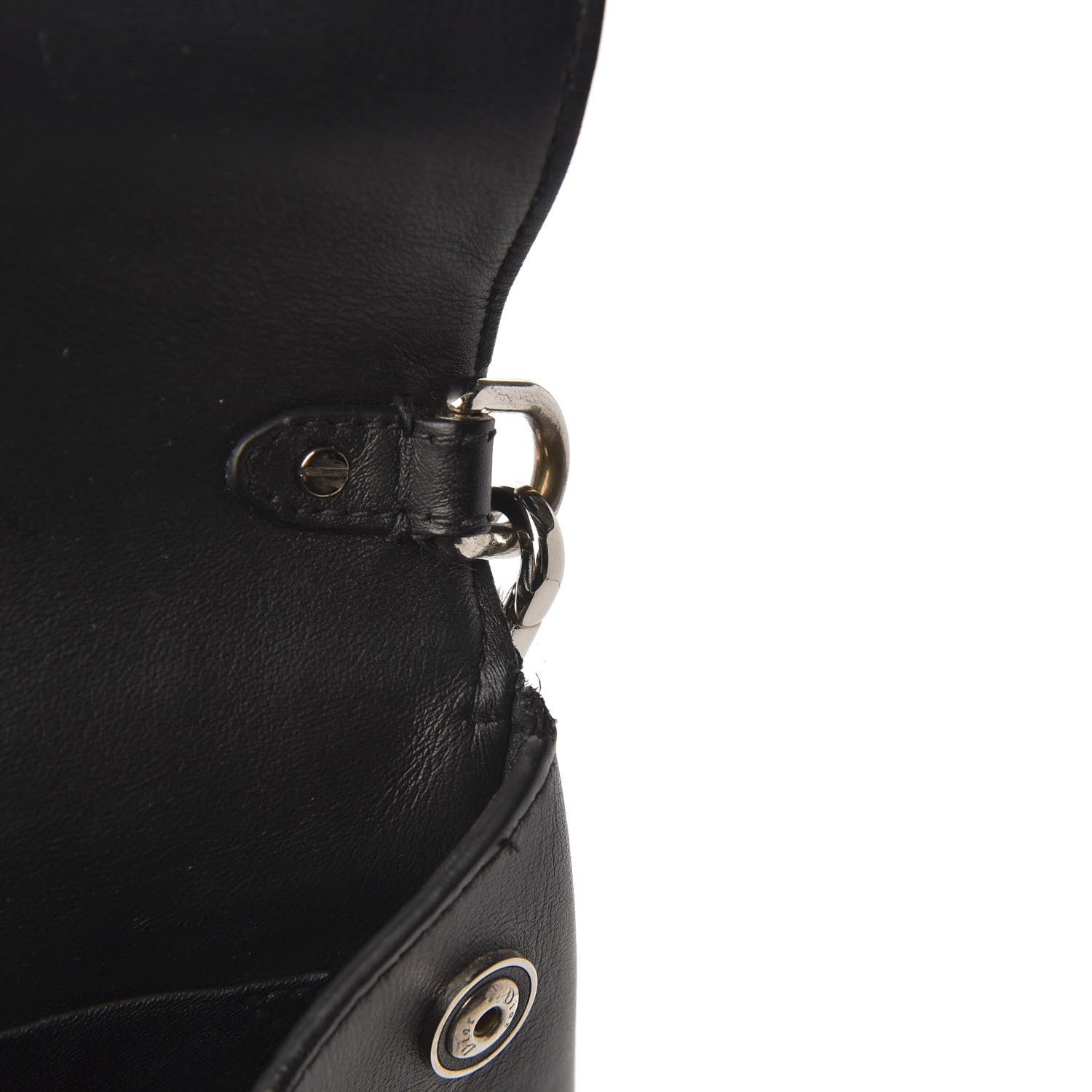 Christian Dior Smooth Calfskin Tri-Color Medium Be Dior Flap Black Blue Red 8 of 13