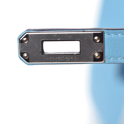 Hermes Swift Birkin 25 Bleu Du Nord 21 of 37