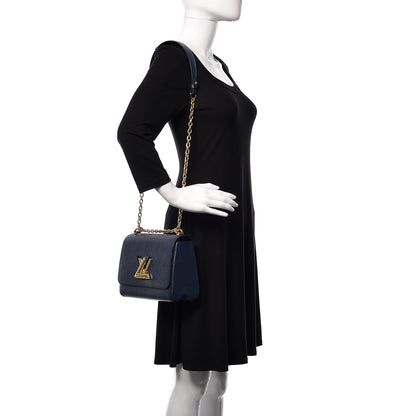 Louis Vuitton Epi Twist Shoulder Bag MM Indigo 2 of 10