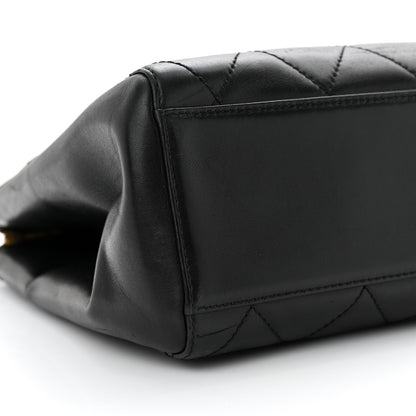 Chanel Lambskin Bekko Chain Large Shoulder Bag Black 10 of 13