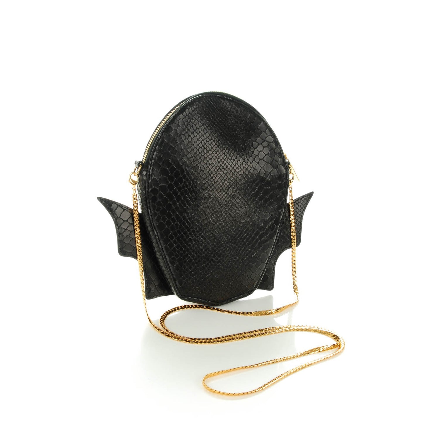 Faux Python Superstellaheroes Crossbody Bag Black
