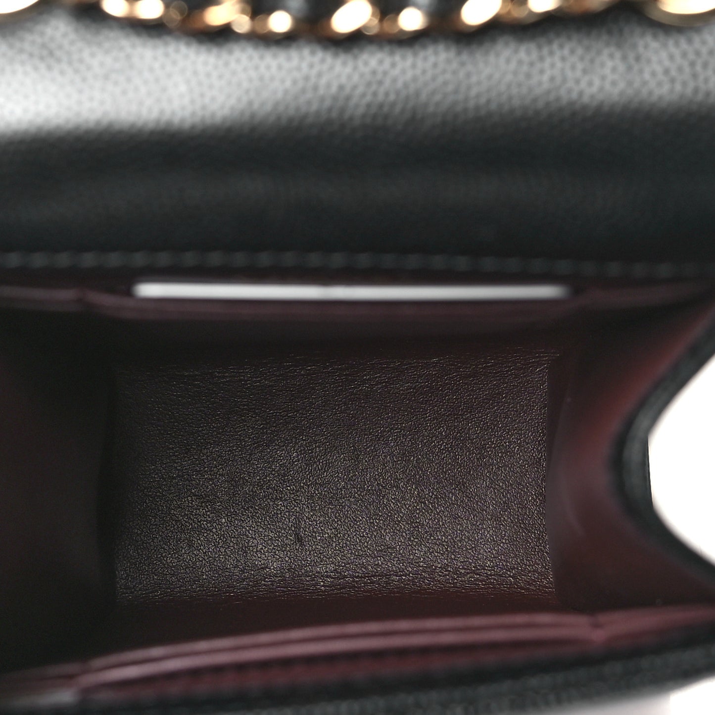 Caviar Quilted Classic Phone Holder Black