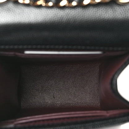 Chanel Caviar Quilted Classic Phone Holder Black 5 of 11