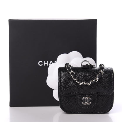 Chanel Caviar Quilted Airpods Pro Case Black 8 of 8