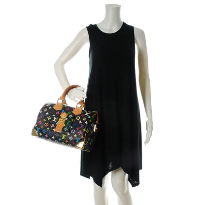 Louis Vuitton Monogram Multicolor Speedy 30 Black 2 of 8