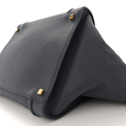 Celine Grained Calfskin Medium Phantom Luggage Deepsea 10 of 15