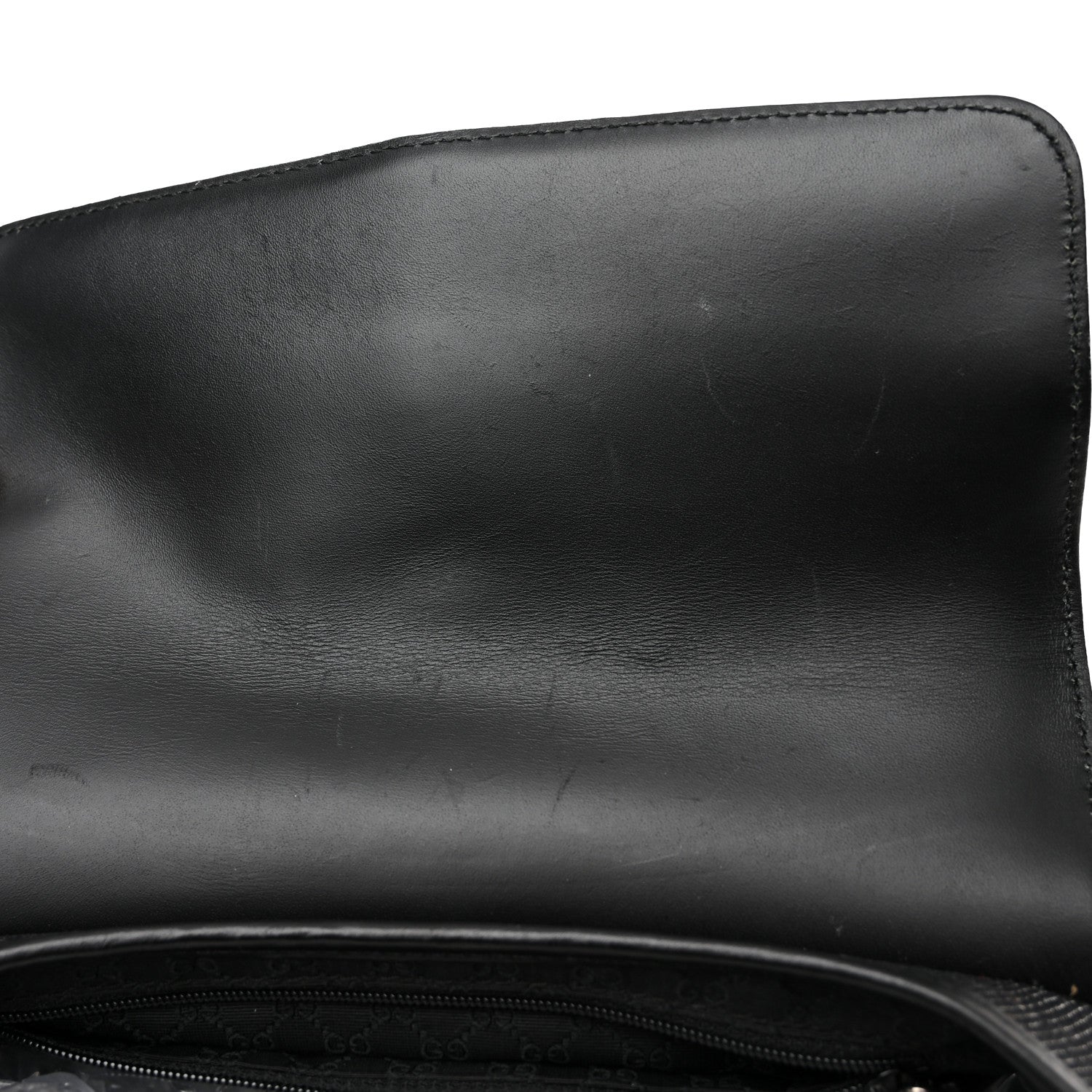 Gucci Denim Calfskin Small Jackie O Hobo Black 11 of 11