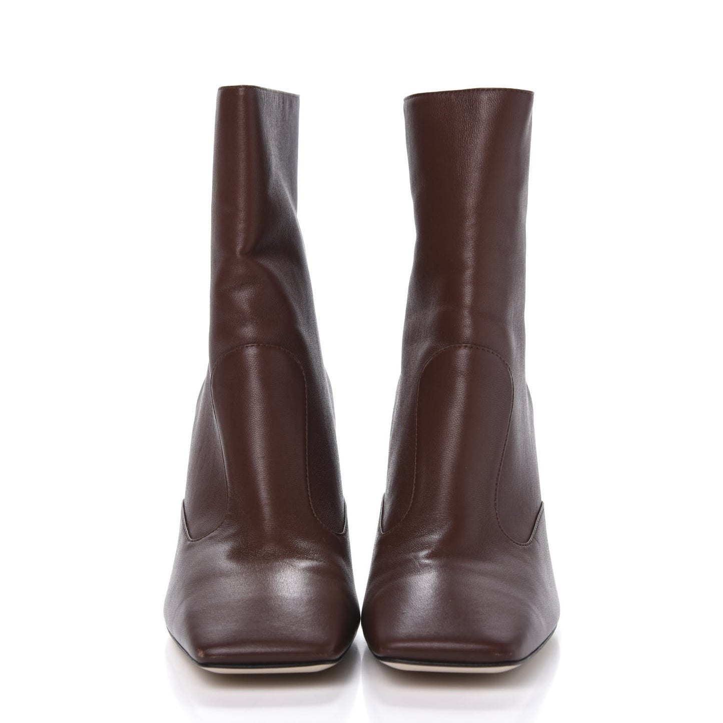 Lambskin FFreedom Ankle Boots 38.5 Brown