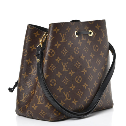 Louis Vuitton Monogram Neonoe MM Black 3 of 8