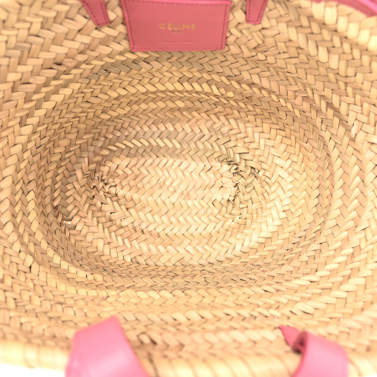 Celine Raffia Calfskin Triomphe Teen Panier Lipstick 5 of 9