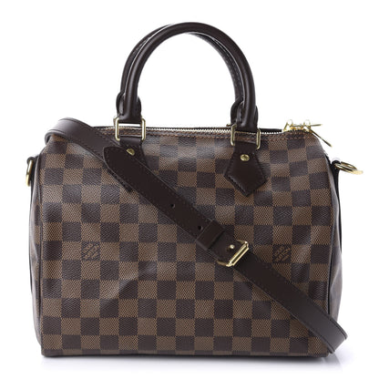 Louis Vuitton Damier Ebene Speedy Bandouliere 25 1 of 10