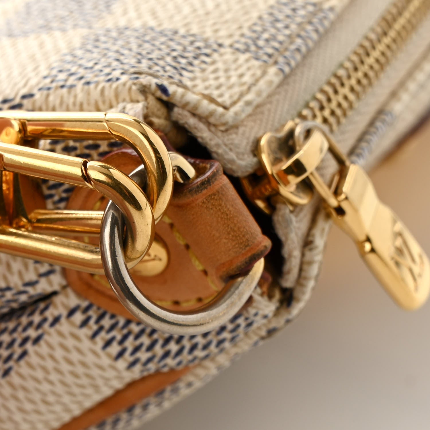 Louis Vuitton Damier Azur Eva Clutch 12 of 13
