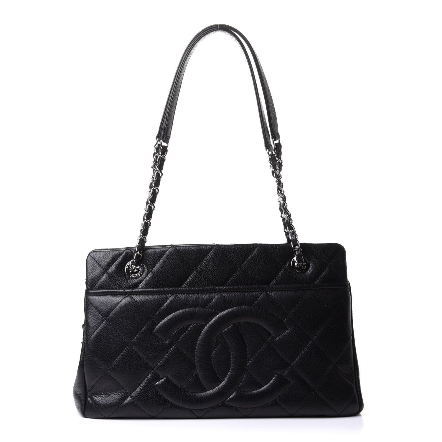 Chanel Caviar Quilted Timeless CC Soft Tote Black 1 of 11