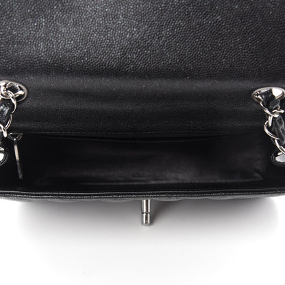 Chanel Iridescent Caviar Quilted Mini Rectangular Flap Black 5 of 11