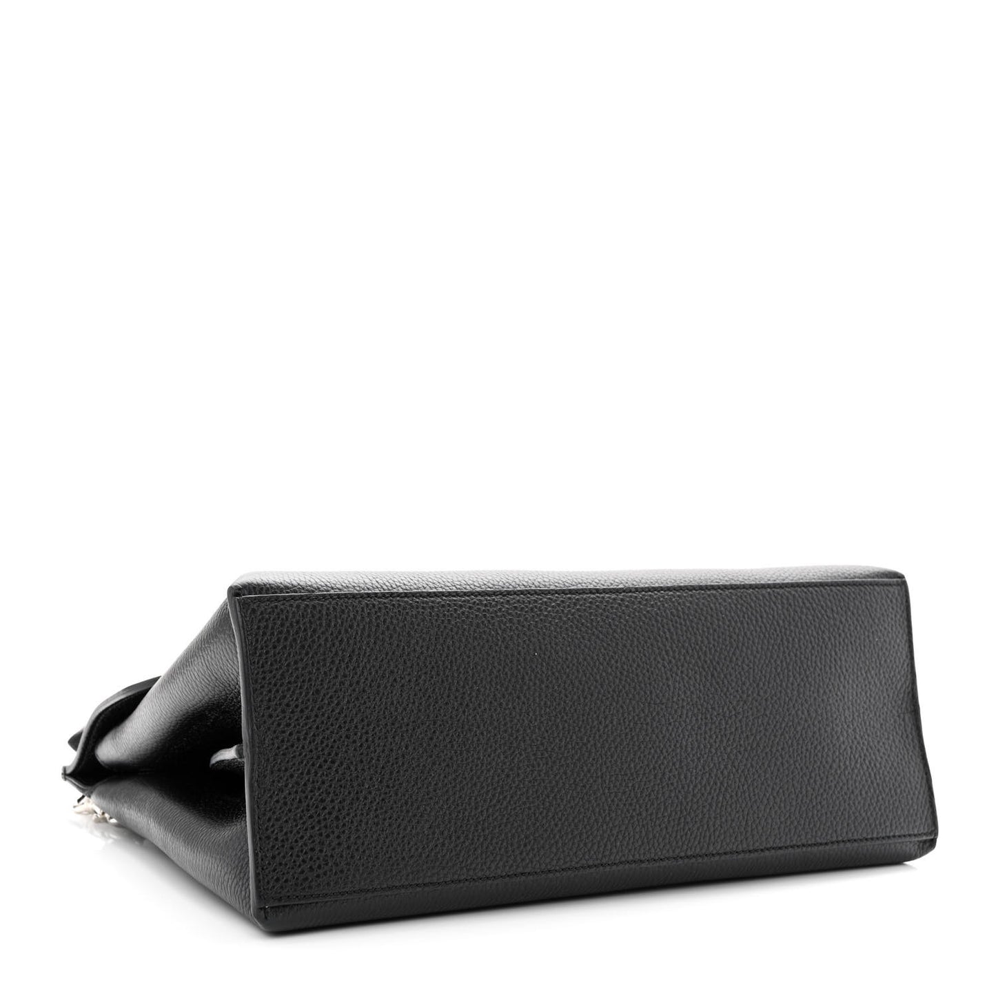 Cellarius Calfskin Medium Bamboo Daily Top Handle Bag Black