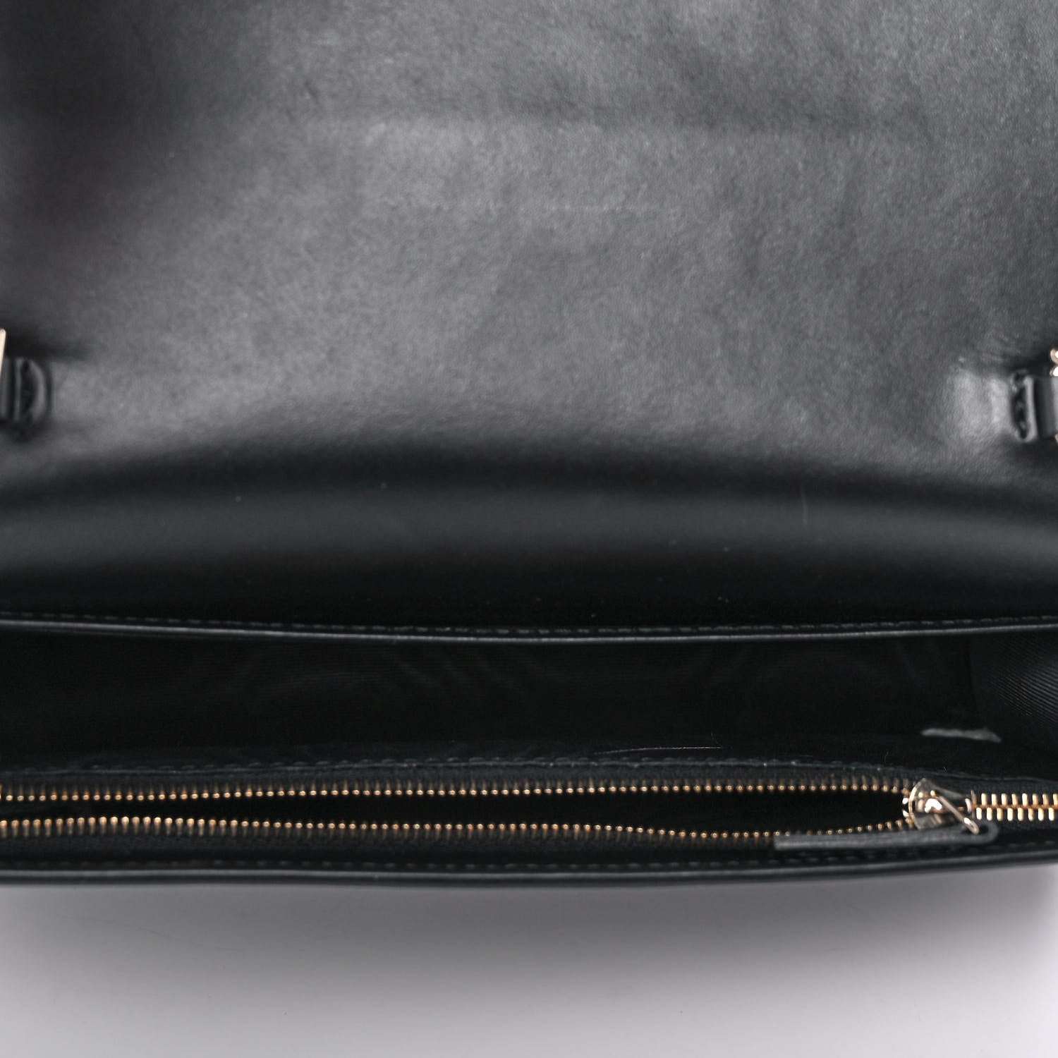 Gucci Guccissima Signature Bowy Chain Wallet Black 5 of 12