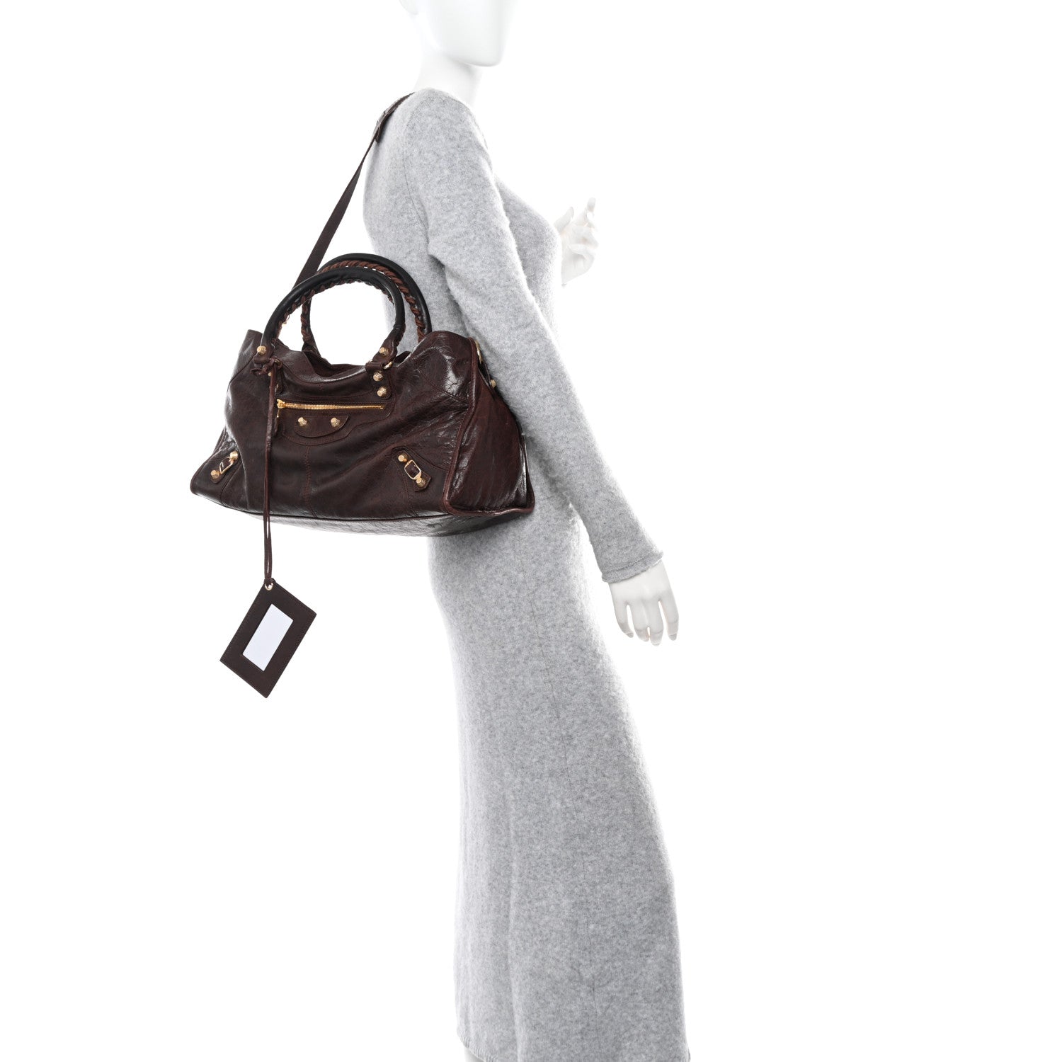 Balenciaga Agneau Giant 12 Gold Hardware Part Time Cigare Fonce 2 of 14