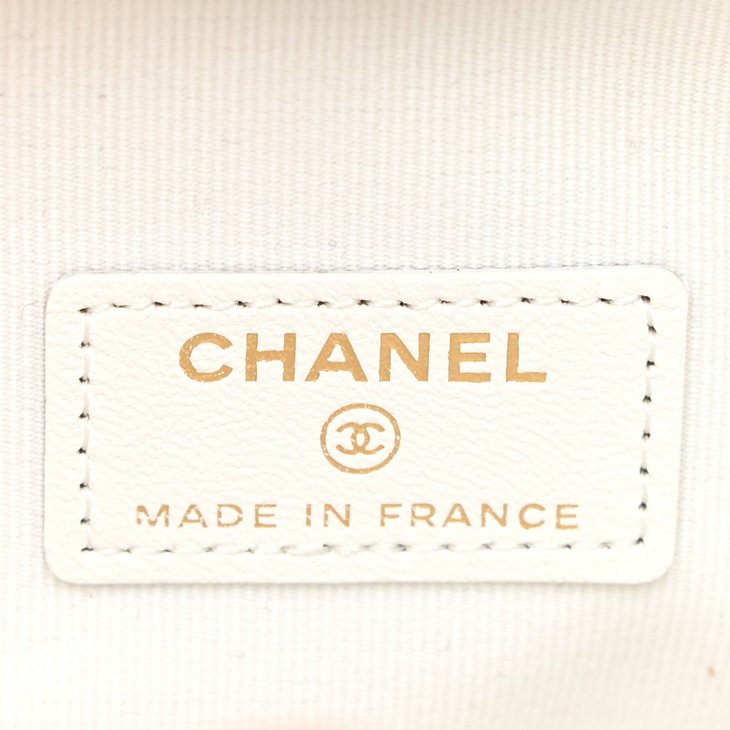 Chanel Lambskin Quilted CC In Love Heart Clutch With Chain White 6 of 12