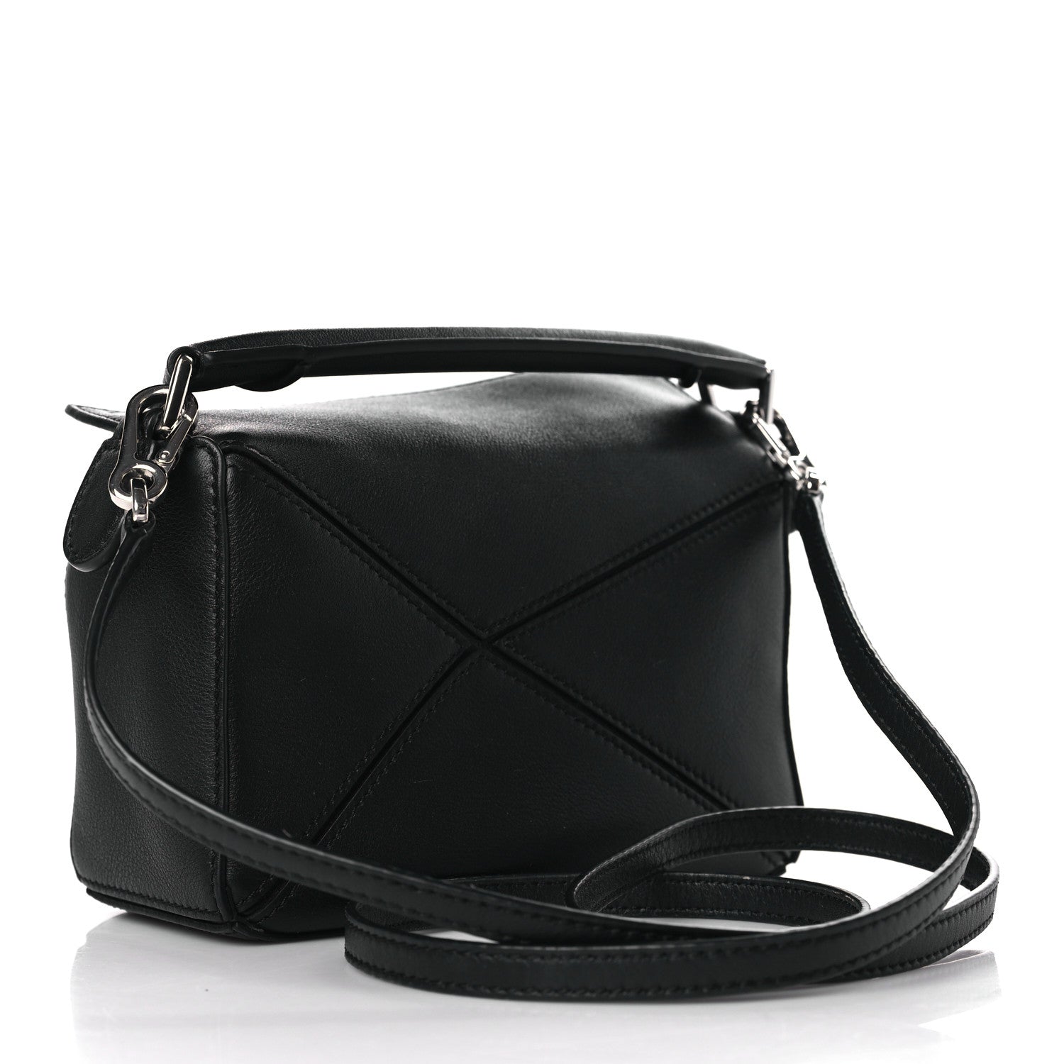 Loewe Calfskin Mini Puzzle Bag Black 4 of 11
