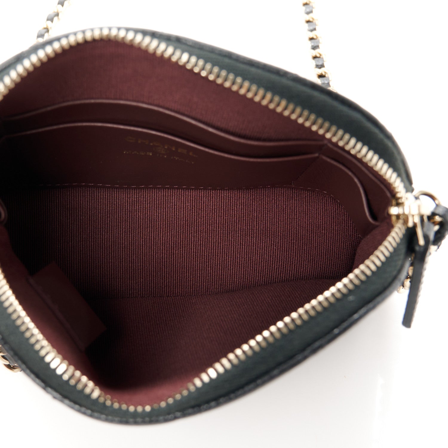 Chanel Caviar Quilted Classic Clutch with Chain Black 5 of 10