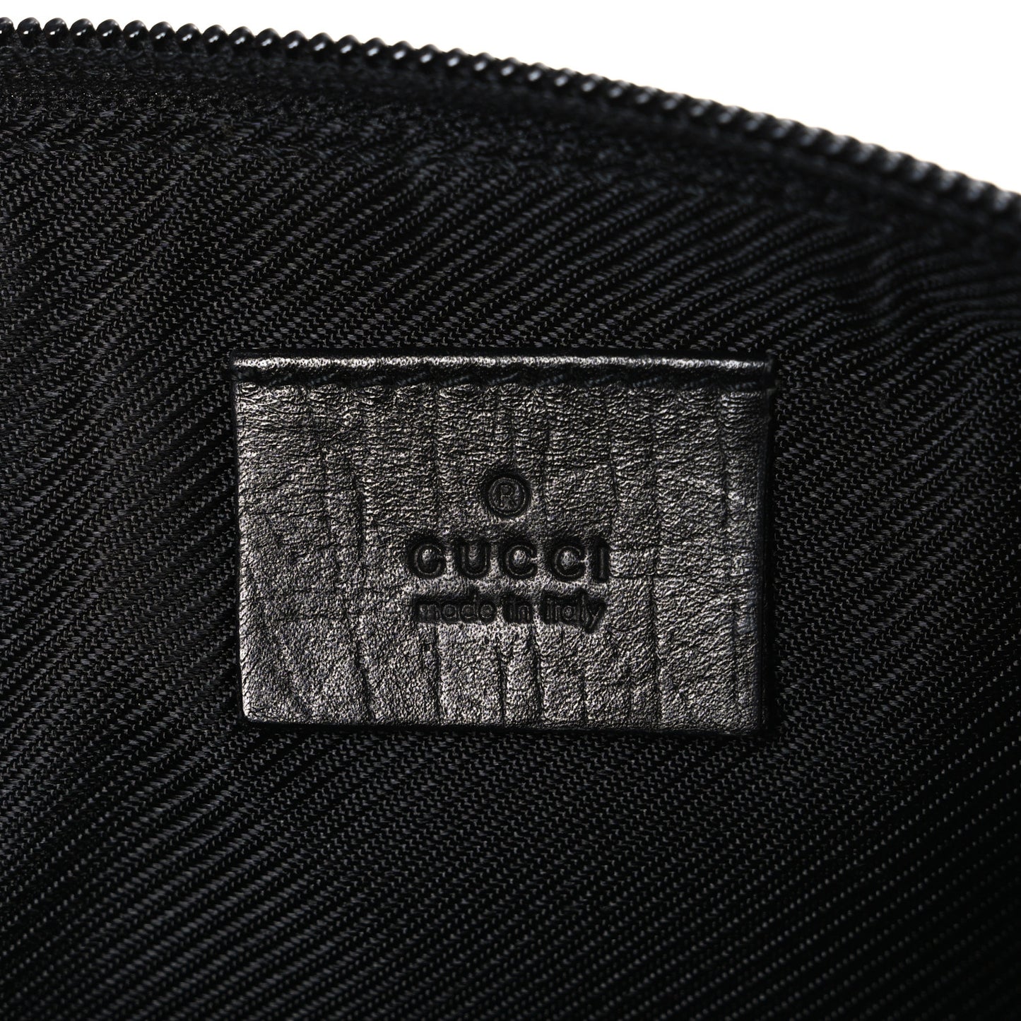 Denim Monogram Boat Pochette Black