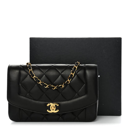 Chanel Lambskin Quilted Small Single Flap Black 2 of 13