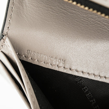 Burberry Signature Grain Calfskin Check Embossed Porter Continental Wallet Pale Grey 8 of 8