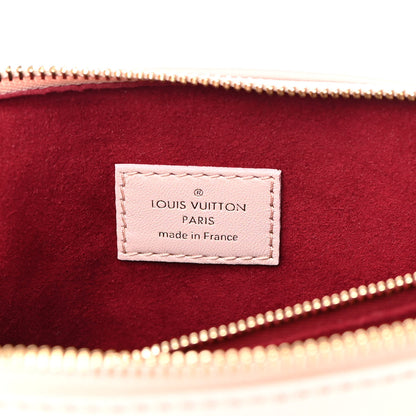 Louis Vuitton Lambskin Embossed Monogram Coussin PM Rose 8 of 13