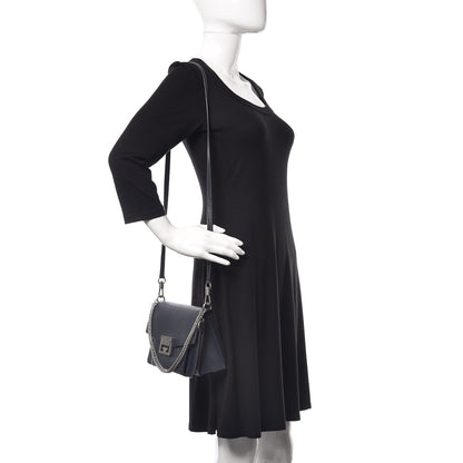Givenchy Goatskin Small GV3 Shoulder Bag Dark Blue 2 of 9