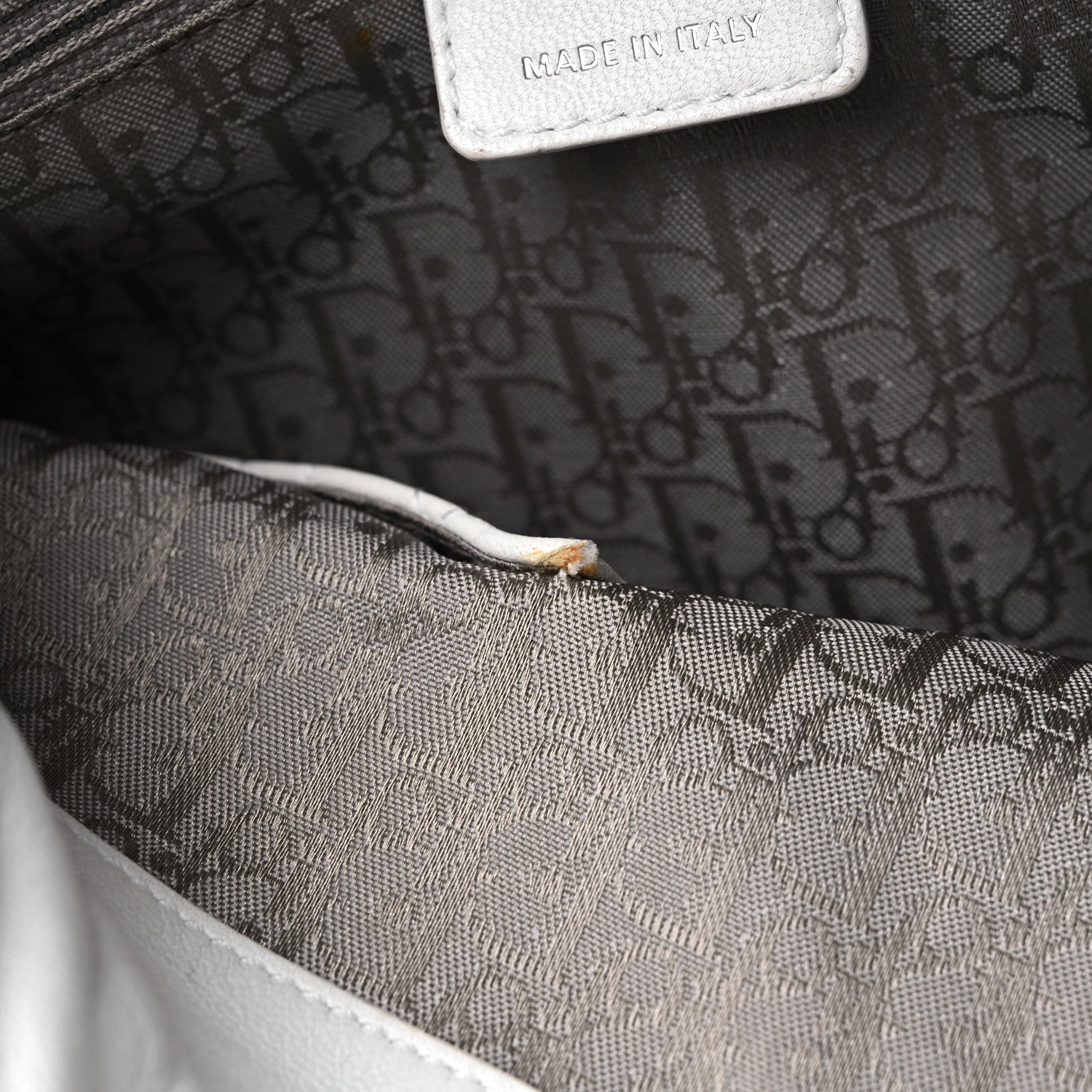 Christian Dior Lambskin Cannage Small Dior Soft Hobo White 12 of 17