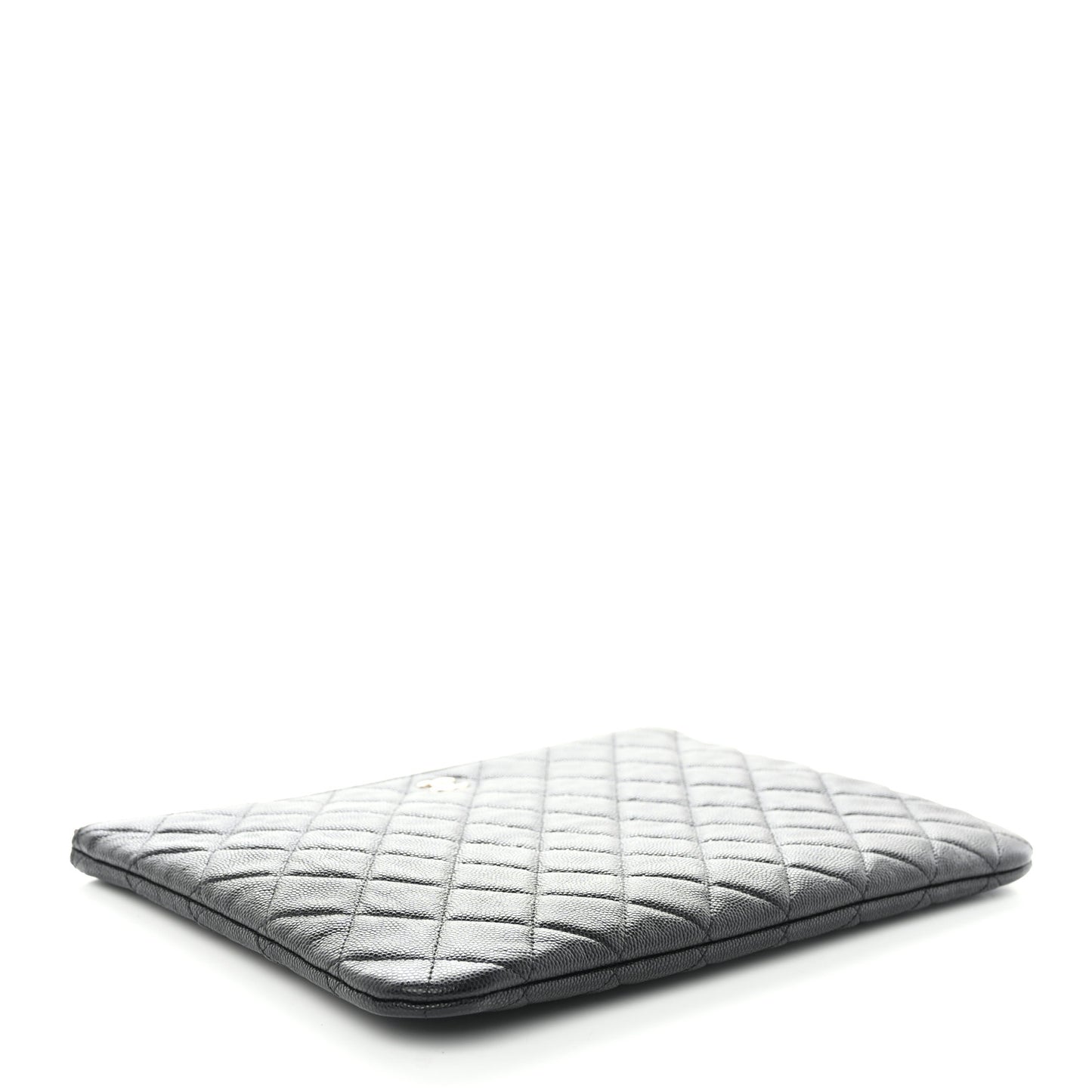 Caviar Quilted Medium Cosmetic Case Black