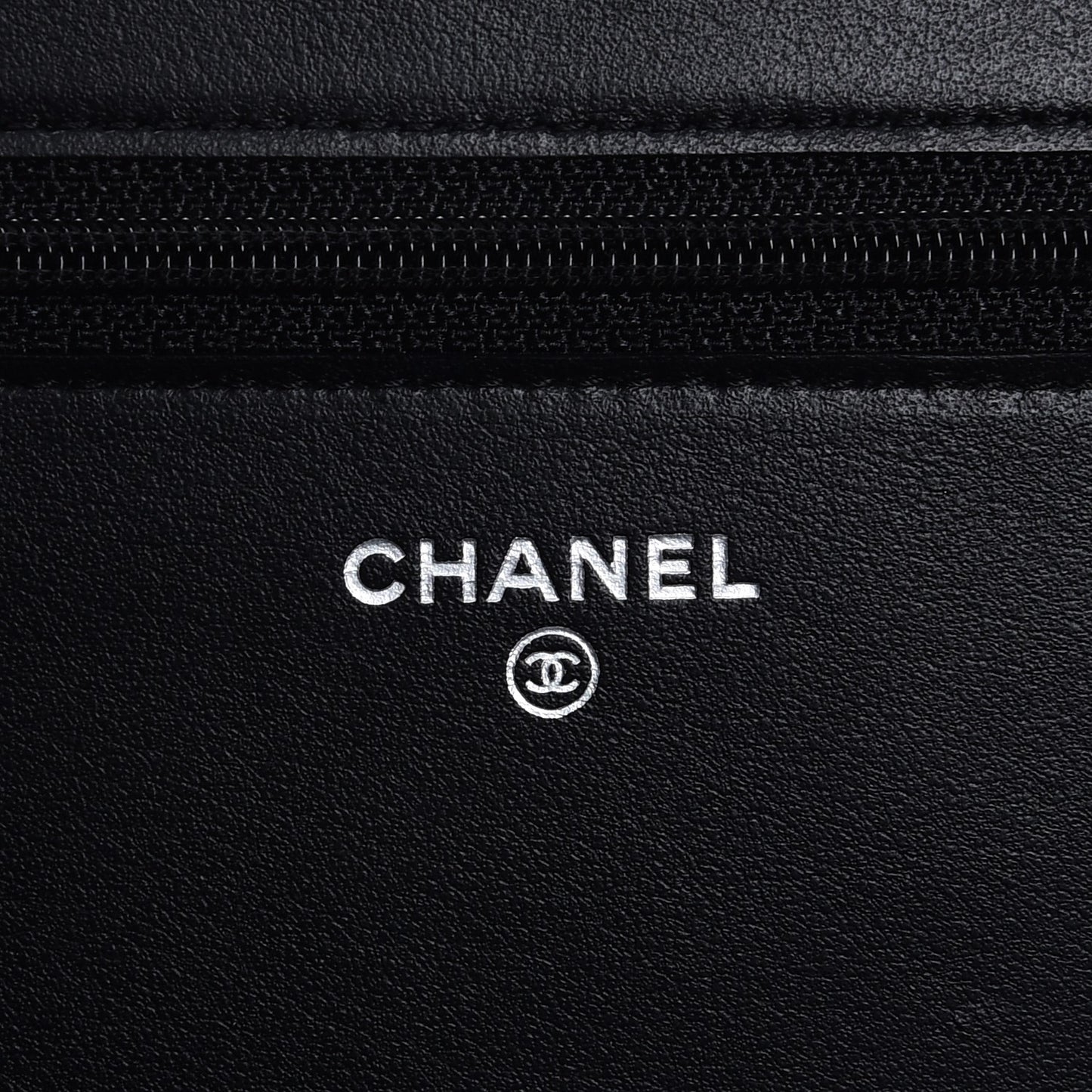 Caviar Quilted Boy Wallet On Chain WOC Black