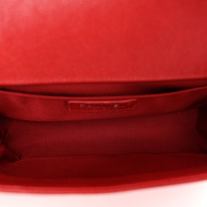 Chanel Caviar Quilted Medium Boy Flap Red 5 of 11