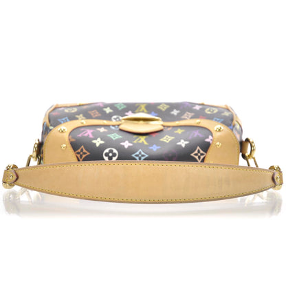 Louis Vuitton Monogram Multicolor Beverly MM Black 5 of 9
