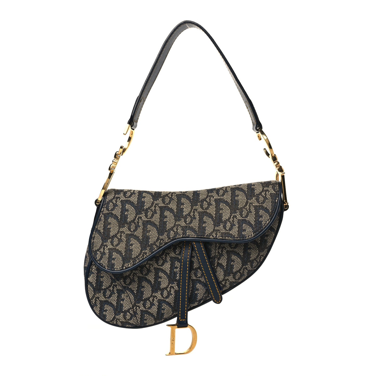 Monogram Saddle Bag Blue