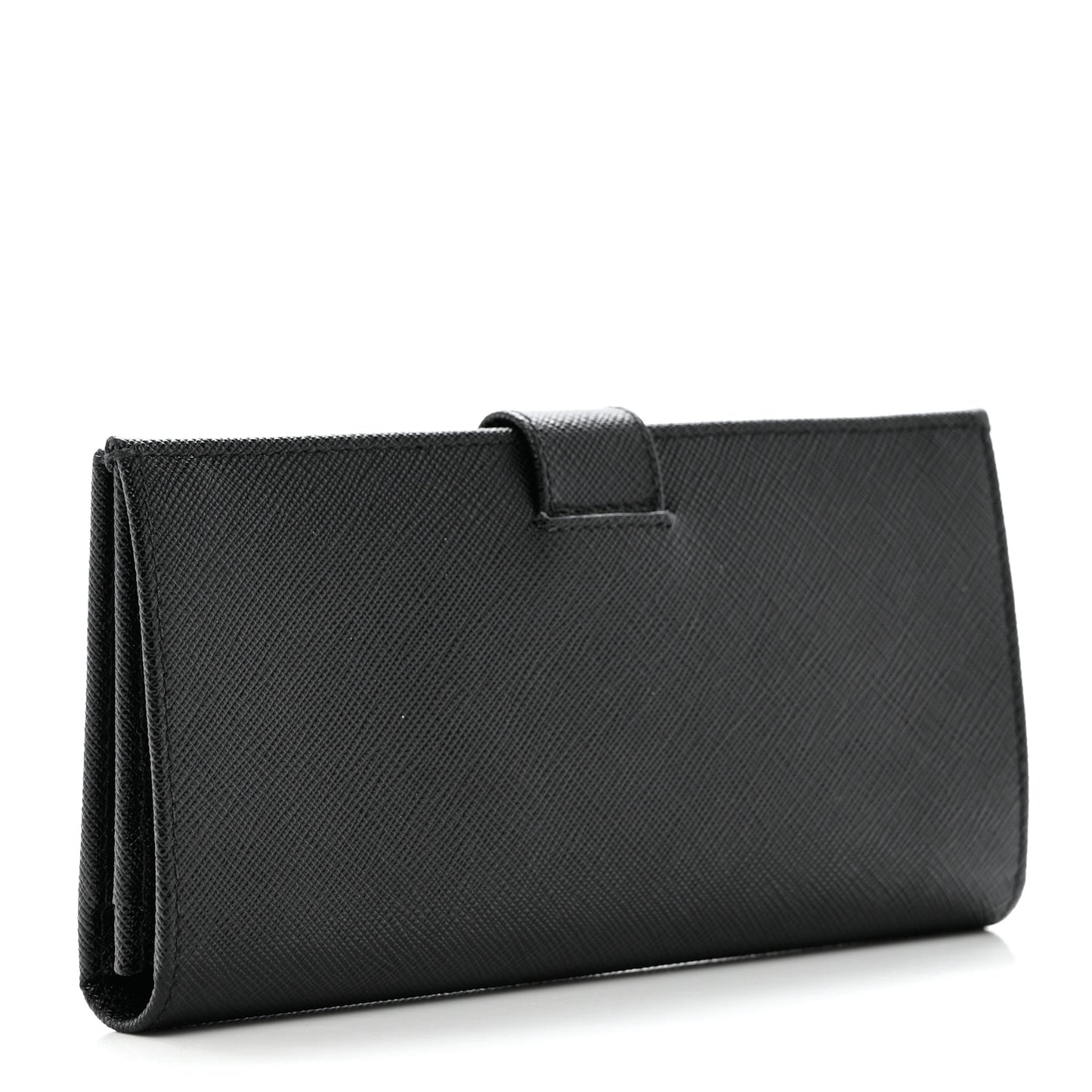 Saffiano Metal Large Wallet Black