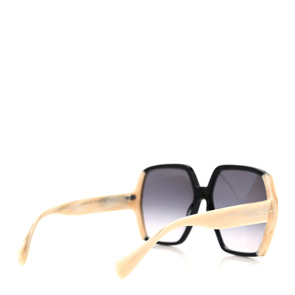 Gucci Acetate Square Frame Sunglasses GG1065S Black Beige 4 of 8